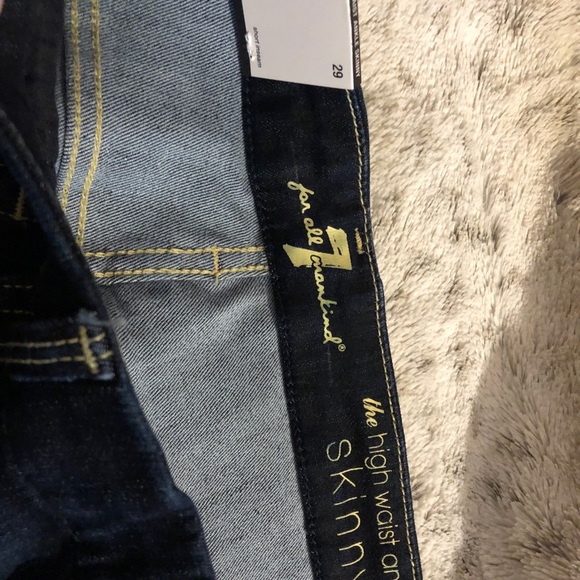 New Never Worn 7 For All Mankind Jeans - Picture 4 of 9